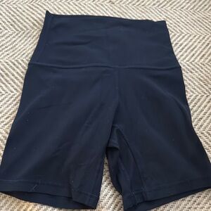 Women's Black High-Waisted Shorts